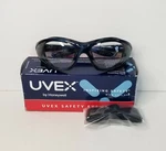 Seismic Safety Eyewear - Metallic Blue Frame/clear Lens Extra Coating. Fixed Price $35.99.