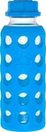 Lifefactory 9-OUNCE Glass Baby Beverage Bottle With Flat Cap, Ocean Blue. Fixed Price $9.12.