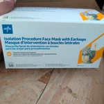 Medline Procedure With Earloops 50 Ct. X 6 Bundle 300 Yellow Total Masks. Fixed Price $24.00.