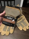 Carhartt Suede Cowhide Leather Palm Work Gloves A114 With Safety Cuff New Nos. Fixed Price $22.99.