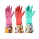 Dishwashing Gloves 3 Pairs, Non-slip Household Laundry Kitchen Cleaning Glove.... Fixed Price $25.04.