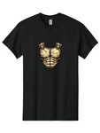 Golden-knee-pads Mens Graphic Tee, 100% Cotton, Casual Summer Wear. Fixed Price $23.00.
