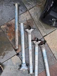 Lot Of 4 For Parts Msa 18" Ergonomic Tool Holder Gray Chisel. Fixed Price $29.99.