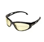 Edge Eyewear Dakura Black Frame With Yellow Vapor Shield Glasses - SW112VS. Fixed Price $11.50.