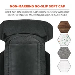 Ergodyne 450 Knee Pad, Hard Shell, Foam, Gel Rubber Cap, Button And Loop. Fixed Price $56.29.