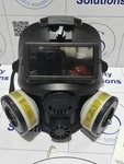 Honeywell 8400 Series Full Face Reusable Mask With Shield. Fixed Price $350.00.