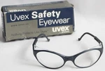 Nwd Uvex Safety Eyewear Glasses Sperian Bandit S1620 Slate Blue Frame/clear Lens. Fixed Price $11.99.