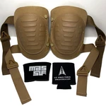 Rare Us Navy Spec Ops Brown Military Issue Tactical Knee Pads Massif Space Force. Fixed Price $21.50.