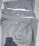 Red Kap Black Work Pants 65% Polyester 35% Cotton 40-30 Construction. Fixed Price $25.00.