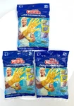 (lot Of 3) Mr. Latex Cleaning Gloves 2 Pairs Large Yellow/purple. Fixed Price $12.99.