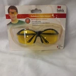 3M 90966-WV12 Tekk Protection Semi-rimless Safety Eyewear, Yellow Anti-scratch. Fixed Price $7.99.