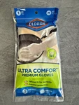 Clorox Ultra Comfort Premium Latex Free Gloves, 1 Pair, Size Medium. Fixed Price $9.95.