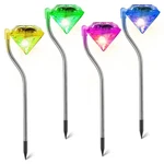 Solar Diamond Garden Lights Outdoor Waterproof Led Stake Color Changing 4. Fixed Price $34.99.
