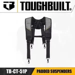 Toughbuilt TB-CT-51P Gelfit Padded Suspenders For Tool Belt. Fixed Price $49.29.