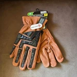 Holmes Workwear Genuine Goatskin Leather Gloves Size Medium. Fixed Price $14.99.