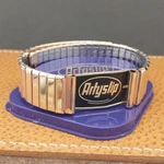 Vintage 16MM Yellow Rgp West German Artyslip Military Cuff Nos 1950S Watch Band. Fixed Price $80.00.