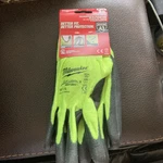 Milwaukee Lvl Cut Resistant Polyurethane Dipped Work Gloves (3-PK). Fixed Price $17.99.