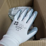 Safe Hands Nitrile Dipped Gloves Size 8/M. Fixed Price $9.99.