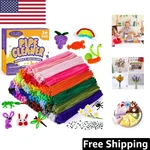 Cute Chenille Stems Art Set: 3000 Pieces & 100 Wiggle Eyes For Diy Crafts!. Fixed Price $84.99.