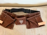 Mcguire Nickolas Brown Suede Adjusale Apron Tool/nail Belt. Fixed Price $18.00.