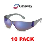 Gateway Safety 369M Blue Mirror Lens, Small Starlite Glasses (10 Pack). Fixed Price $27.50.