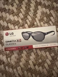 Lg AG-F310 Cinema 3D Glasses Black. Fixed Price $7.00.