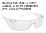 3M Aosafety Zora Clear Lens Protective Eyewear Anti-mist Uv (box Of 10). Fixed Price $13.75.