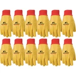Bulk Pack Of 12 Cotton Blend Chore Gloves - Comfortable Xl Fit. Fixed Price $43.19.