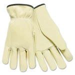 Mcr Safety 3200L Full Leather Cow Grain Driver Gloves - L, Tan (12 Pairs) New. Fixed Price $103.88.