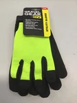 Gravel Gear Mens High Visibility Utility Gloves Lime 2XL New. Fixed Price $13.95.