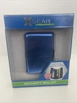 X Gear Hard Case Security Wallet (blue). Fixed Price $11.49.