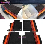 Dark Brown Nylon Floor Mats Fits 13-17 Honda Accord Sedan Carpets 4PCS W/ Strips. Fixed Price $54.99.