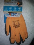 Mapa Temp-dex 720 Nitrite Gloves, 10-1/4 Length, Size 11, Orange, Medium Weight. Fixed Price $10.99.