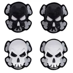 Oxford Skull Motorcycle Knee Sliders Track Race Motorbike Pads White Black. Fixed Price $28.79.