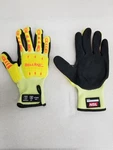 274848 Hellbax Tpu Nitrile Palm Coated Hi-vis Ansi A6 Cut Impact Gloves 2XL. Fixed Price $26.99.