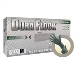 Microflex DFK-608-M Dura Mil Flock-lined Green Nitrile Glove, Med. Fixed Price $35.72.