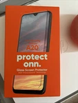 New Onn Samsung Galaxy A20 Glass Screen Anti-smudge Protector W/ Cleaning Set. Fixed Price $16.89.