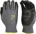 6 Pairs Men's Working Gloves With Micro Foam Coating - Garden Texture Gri. Fixed Price $12.80.