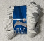 New Members Mark 10 Pack White Crew Socks Men Size 6-12. Fixed Price $15.00.