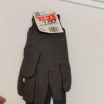 Boss Men's Black Jersey Cotton Gloves Pvc Dots Grip Snug Knit Wrist 402. Fixed Price $8.00.