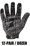 (dozen) Ironclad Box Handler Silicon Palm Grip Safety Work Gloves Select Size. Fixed Price $200.00.