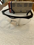 Nos Uvex Skyper Black Frame Clear Ud Lens High Impact Protector S99-S1900-NORFO. Fixed Price $6.95.