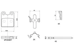 Brembo P23201 Rear Brake Pad Set Fits Alfa Romeo Chevrolet Maserati Corvette. Fixed Price $109.21.