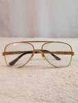 Vtg Crews Engineer Z87 Gold Aviator Eyeglasses Frames Clear Lens Jeffery Dahmer. Fixed Price $29.97.