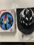Lazer Genesis Belgian Aeroshell Helmet Gloss White/black 52-58. Fixed Price $49.99.
