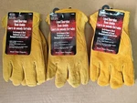 3 Pair Boss 7186S Lined Deerskin Insulated Work Gloves, Small. Fixed Price $39.00.