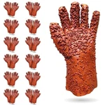 Natural Rubber Coated Pvc Work Gloves Dark Red Waterproof 12 Pairs In. Fixed Price $52.99.