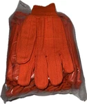 12 Pair Westchester K81SCNCORI Corded Double-palm Poly/cotton Gloves Orange Sz. Fixed Price $19.89.