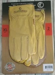 Two (2) Pair Plainsman Premium Cabretta Leather Gloves Extra Large-xl PL200. Fixed Price $42.40.