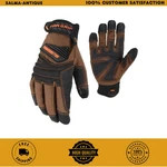 Firm Grip Glove Trade Master Men's Large Tan Durable Duck Canvas Back Breathable. Fixed Price $25.99.